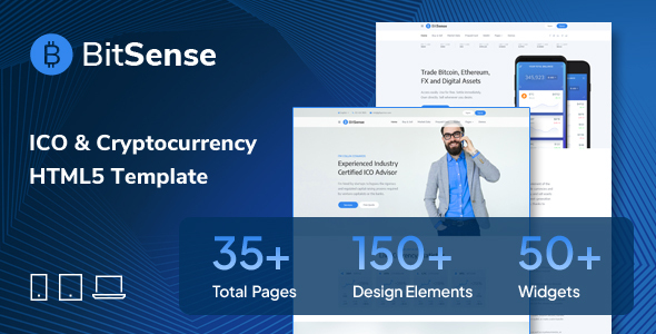 BitSense – ICO & Cryptocurrency HTML5 Template