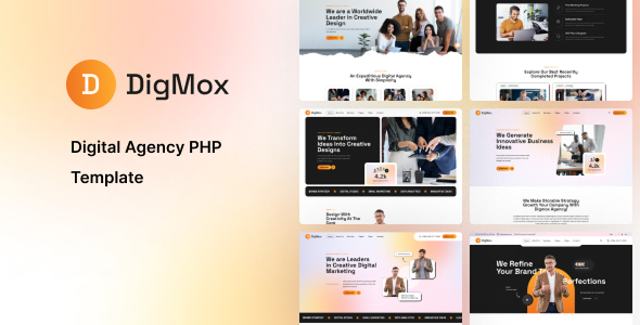 Digmox - Digital Agency PHP Template