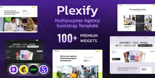 Plexify - Creative Agency Portfolio Bootstrap Template