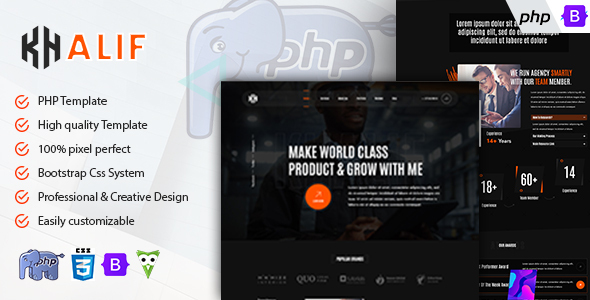 Khalif - Creative Agency PHP Template