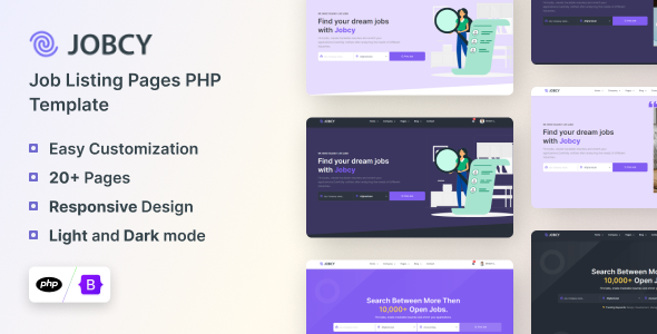 Jobcy - Job Board & Listing PHP Template