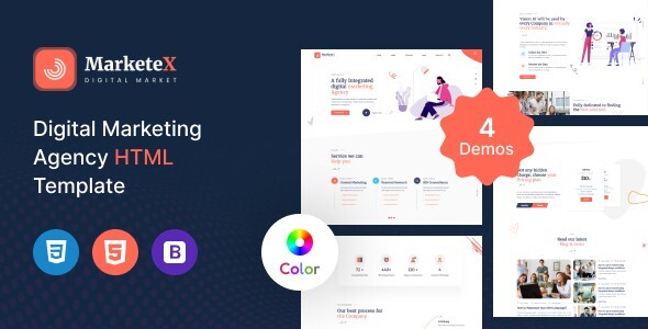 Marketex - Digital Marketing Agency HTML Template