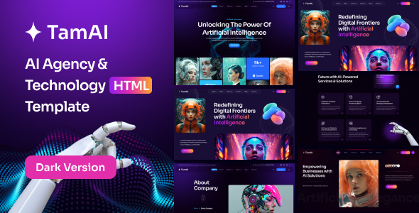Tamai - Ai Agency & Technology HTML Template