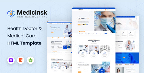 Medicinsk – Health And Medical HTML Template