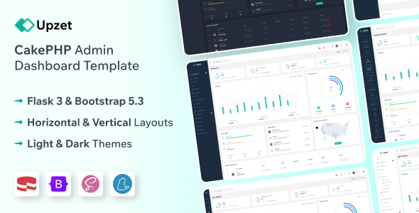 Upzet - CakePHP Admin & Dashboard Template