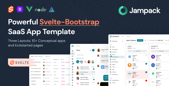 Jampack - Powerful SvelteKit-Bootstrap SaaS App Template