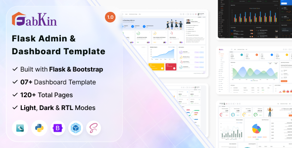 Fabkin - Flask Admin & Dashboard Template
