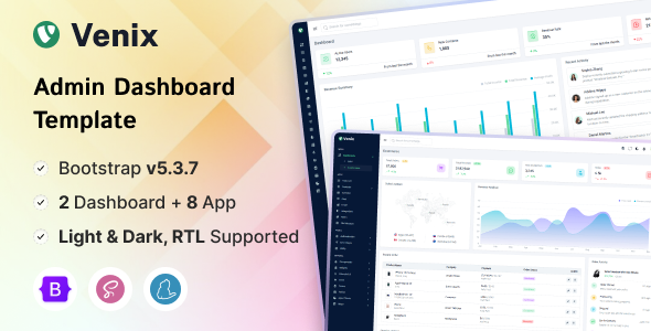 Venix - Bootstrap 5 Admin Dashboard Template