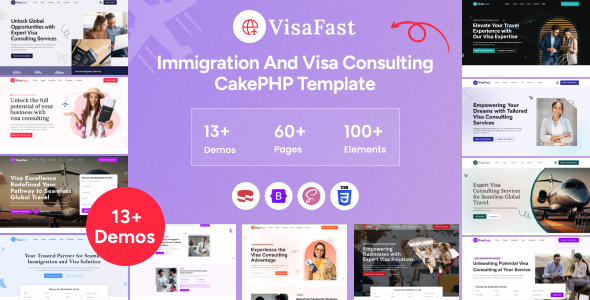 Visafast - CakePHP Immigration and Visa Consulting Template