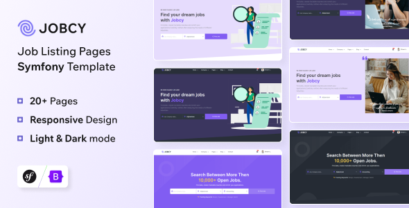 Jobcy - Symfony 7 Job Board & Listing Template