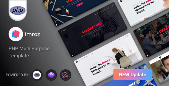 Imroz - Agency and Portfolio PHP Template