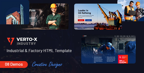 Vertox - Industry and Engineering HTML Template