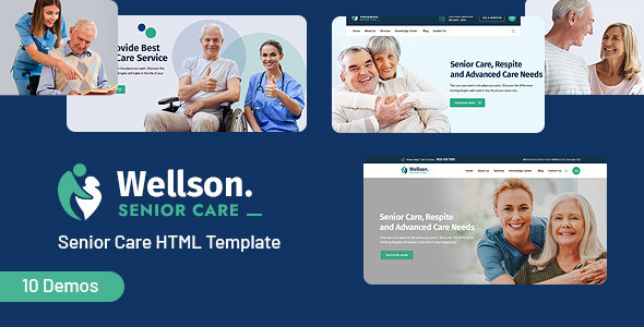 Wellson - Senior Care & Medical HTML Template