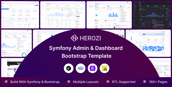 Herozi - Symfony Admin & Dashboard Template