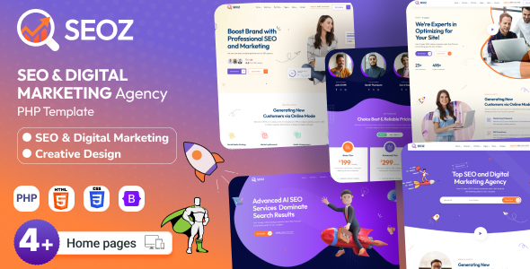 SEOZ - SEO & Digital Marketing Agency PHP Template