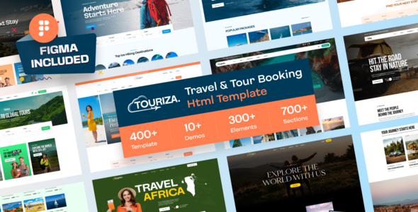 Touriza – Tour & Travel Booking HTML Template