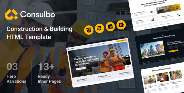 Consulbo - Construction & Building HTML Template