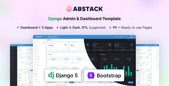 Abstack - Django Admin & Dashboard Template