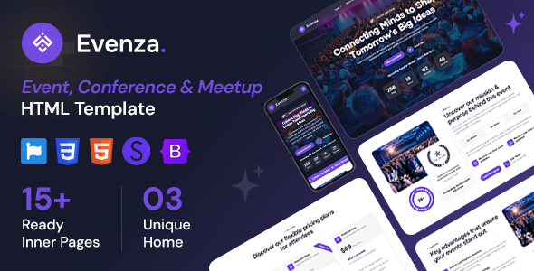 Evenza - Event & Conference HTML Template