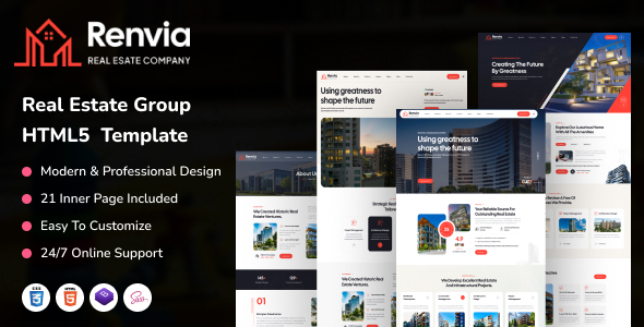 Renvia - Real Estate Group HTML5 Template