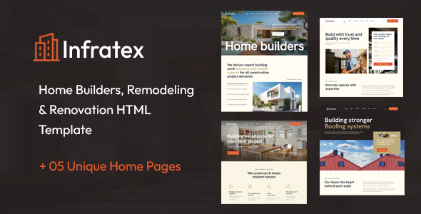 Infratex | Home Builder & Remodeling Service HTML Template
