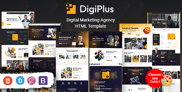 Digiplus - Digital Marketing Agency HTML Template