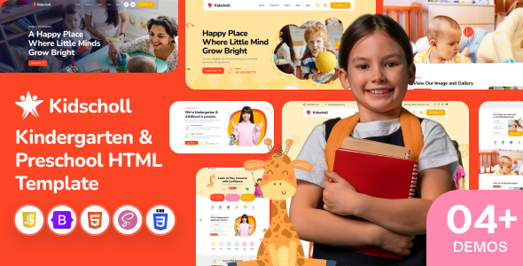 Kidscholl – Kindergarten & Preschool HTML Template