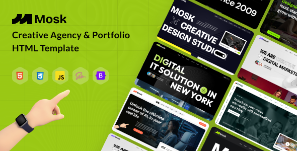 Mosk - Creative Agency & Portfolio HTML Template