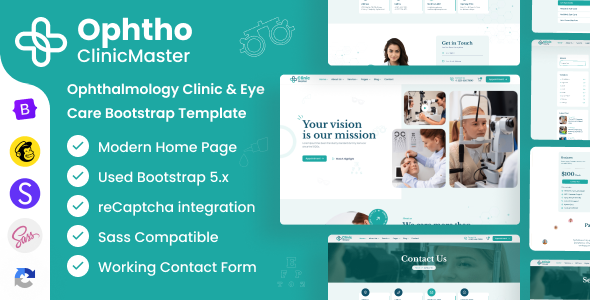 ClinicMaster - Ophthalmology & Eye Care Bootstrap Template