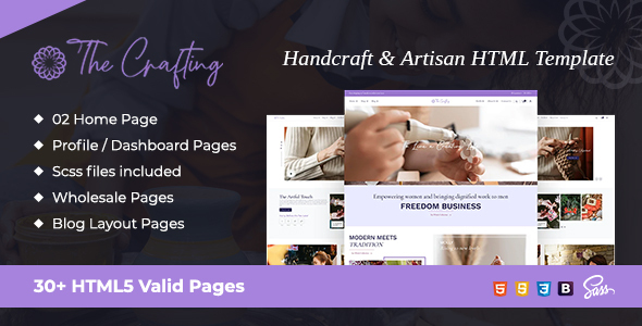The Crafting - Handcraft & Artisan HTML Template