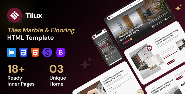 Tilux - Tiles Marble & Flooring HTML Template