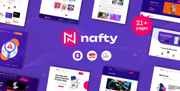 Nafty - crypto and NFT CakePHP Template