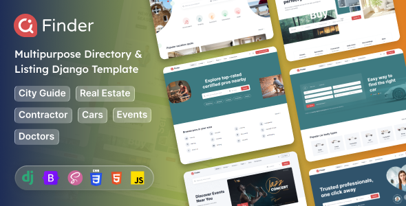 Finder - Django Multipurpose Directory & Listing Template