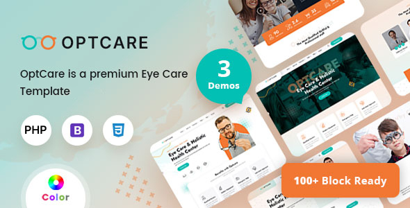 Optcare - Eye Care PHP Template