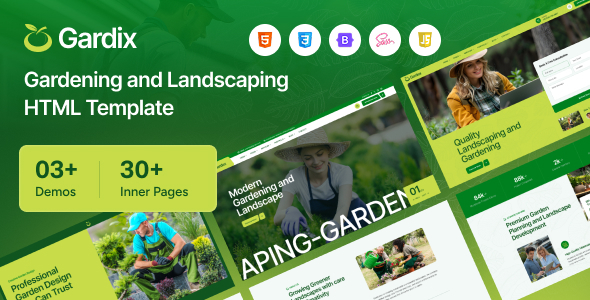 Gardix - Gardening & Landscaping HTML Template