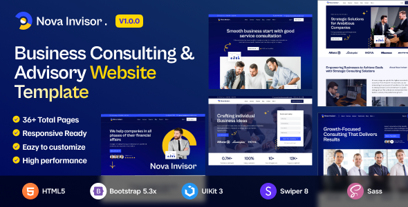NovaInvisor - A Business Consulting & Advisory Site Template