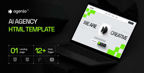 Agenio - AI Agency HTML Template