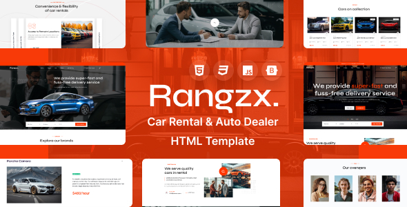 Rarngzx - Car Rental & Auto Dealer HTML Template
