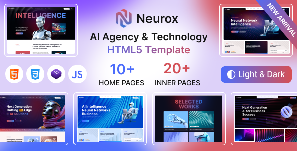 Neurox – AI Agency & Technology HTML5 Template