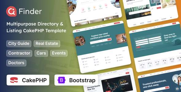 Finder - CakePHP 5 Multipurpose Directory & Listing Template