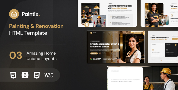 Paintix - Painting & Renovation HTML Template