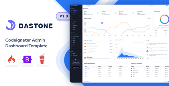 Dastone - CodeIgniter Admin & Dashboard Template