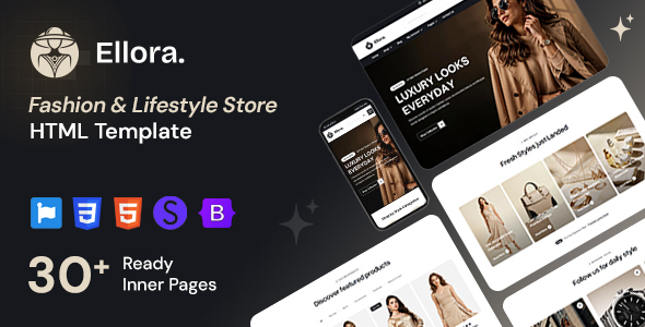 Ellora - Fashion & Lifestyle Store HTML Template