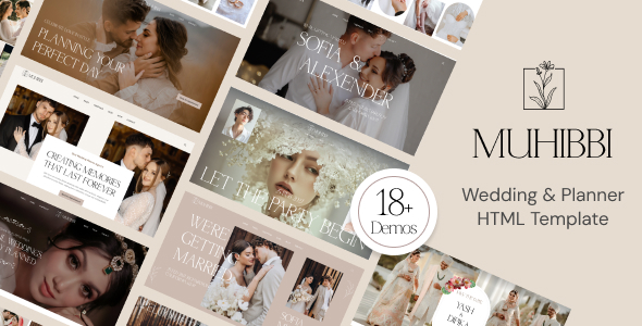 Muhibbi - Wedding & Wedding Planner HTML Template