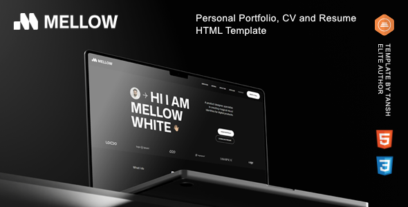 Mellow - Personal Portfolio HTML Template
