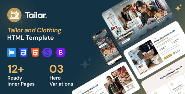 Tailar - Tailor & Clothing HTML Template