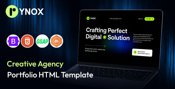 Rynox – Creative Agency Portfolio HTML Template