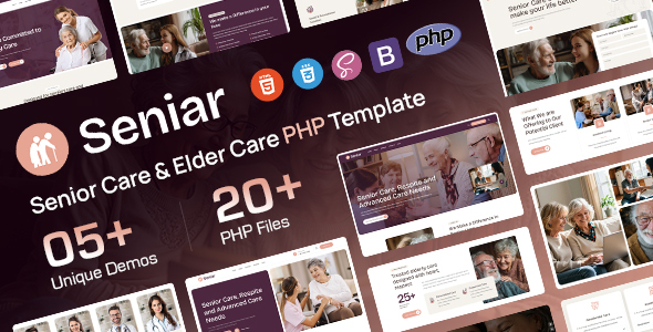 Seniar - Senior Elderly Care PHP Template