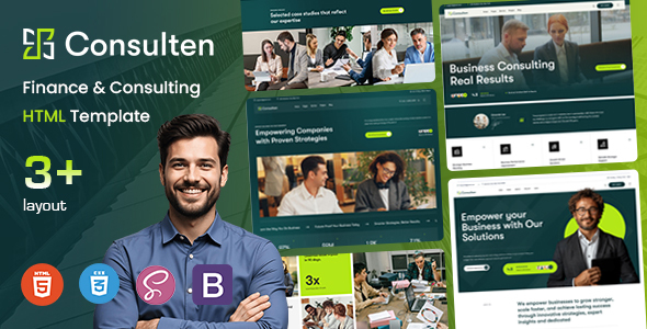 Consulten - Finance & Consulting HTML Template