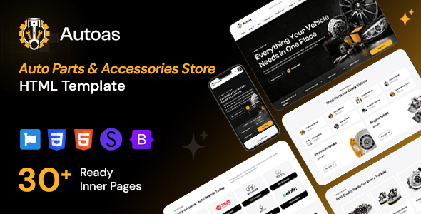 Autoas - Auto Parts and Accessories Store HTML Template